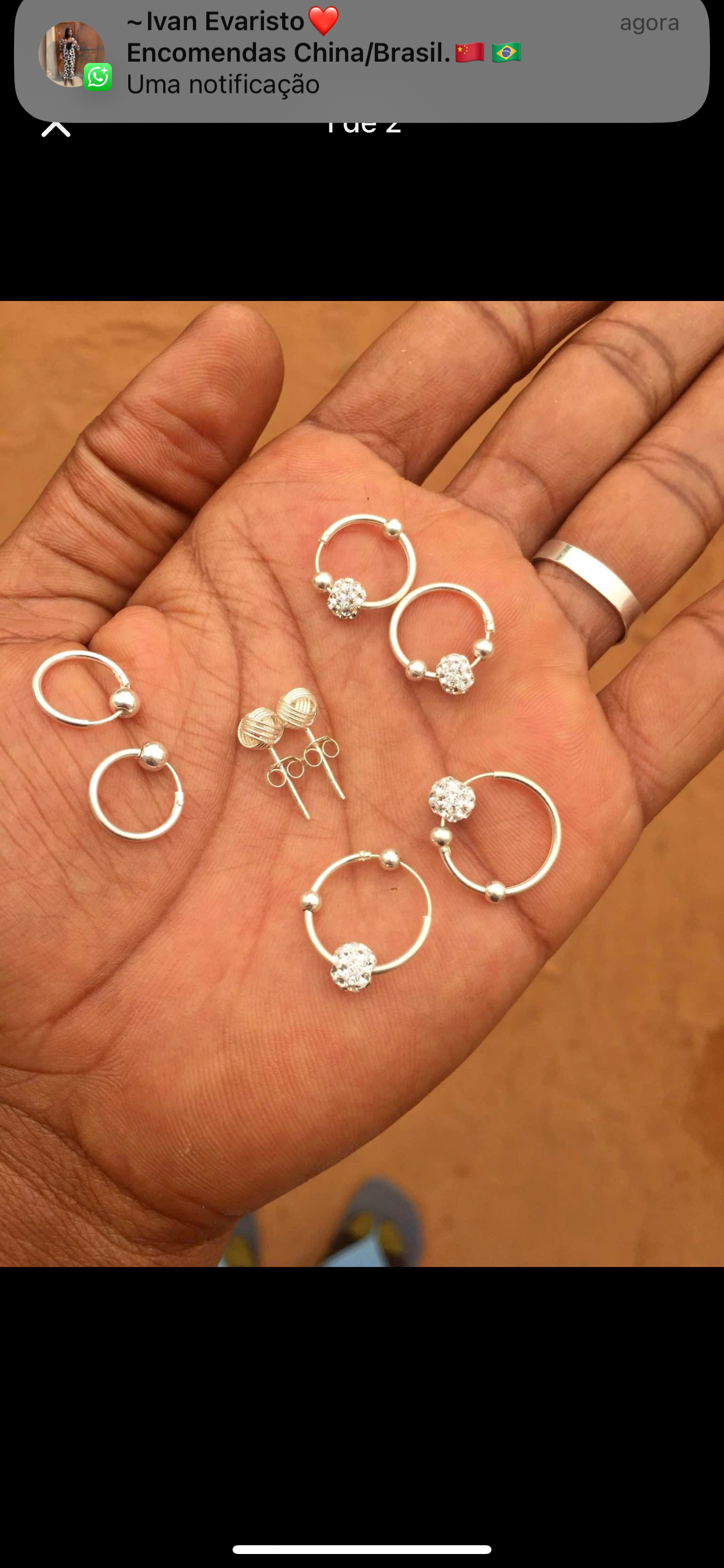 Brincos para criança em prata 925