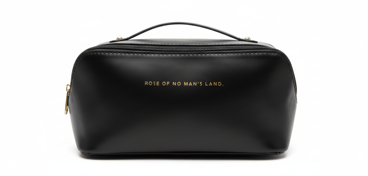 Necessaire Eachy “Rose of No Man’s Land” – Espaçosa, Elegante e Perfeita para Viagens