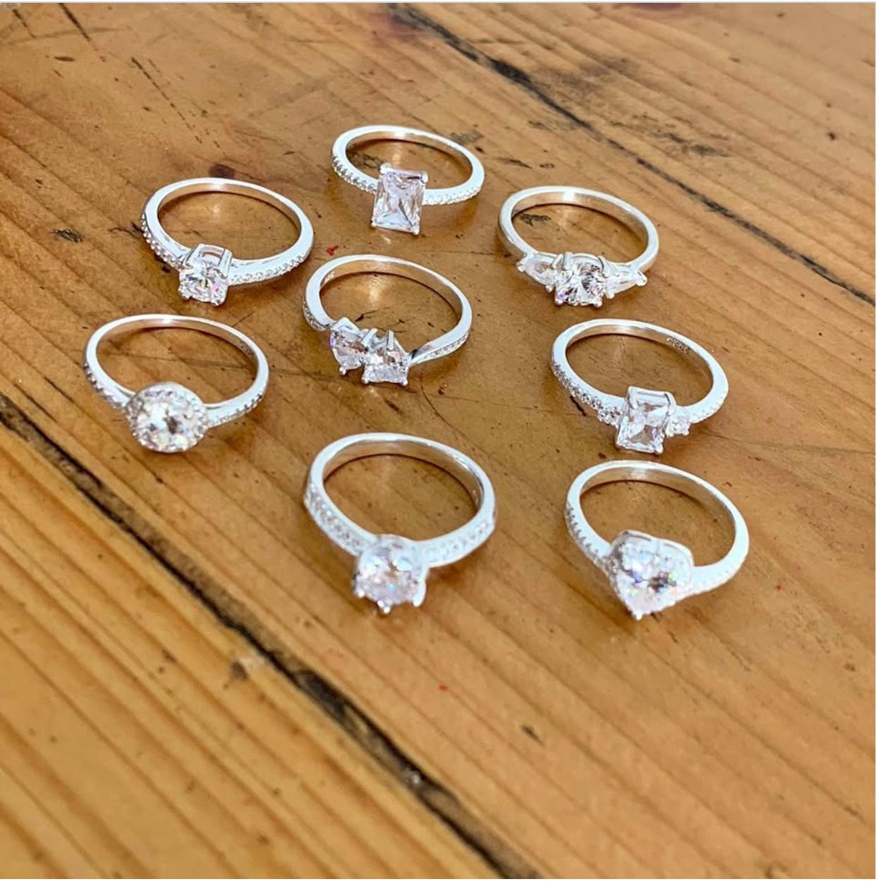 Anéis de noivado em prata 925✨